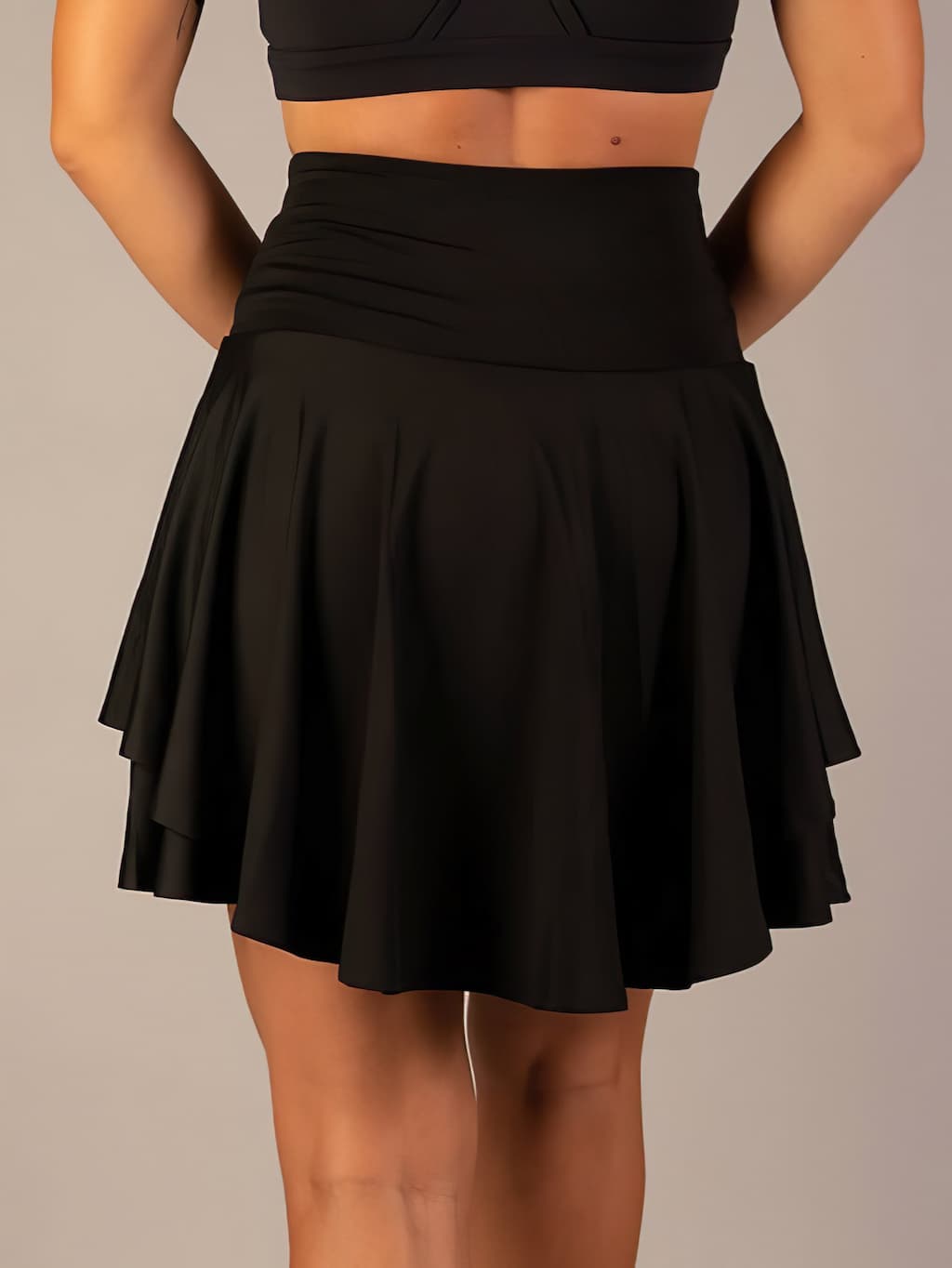 Jupe-Short de Tennis Taille Haute à Volants – vue 4