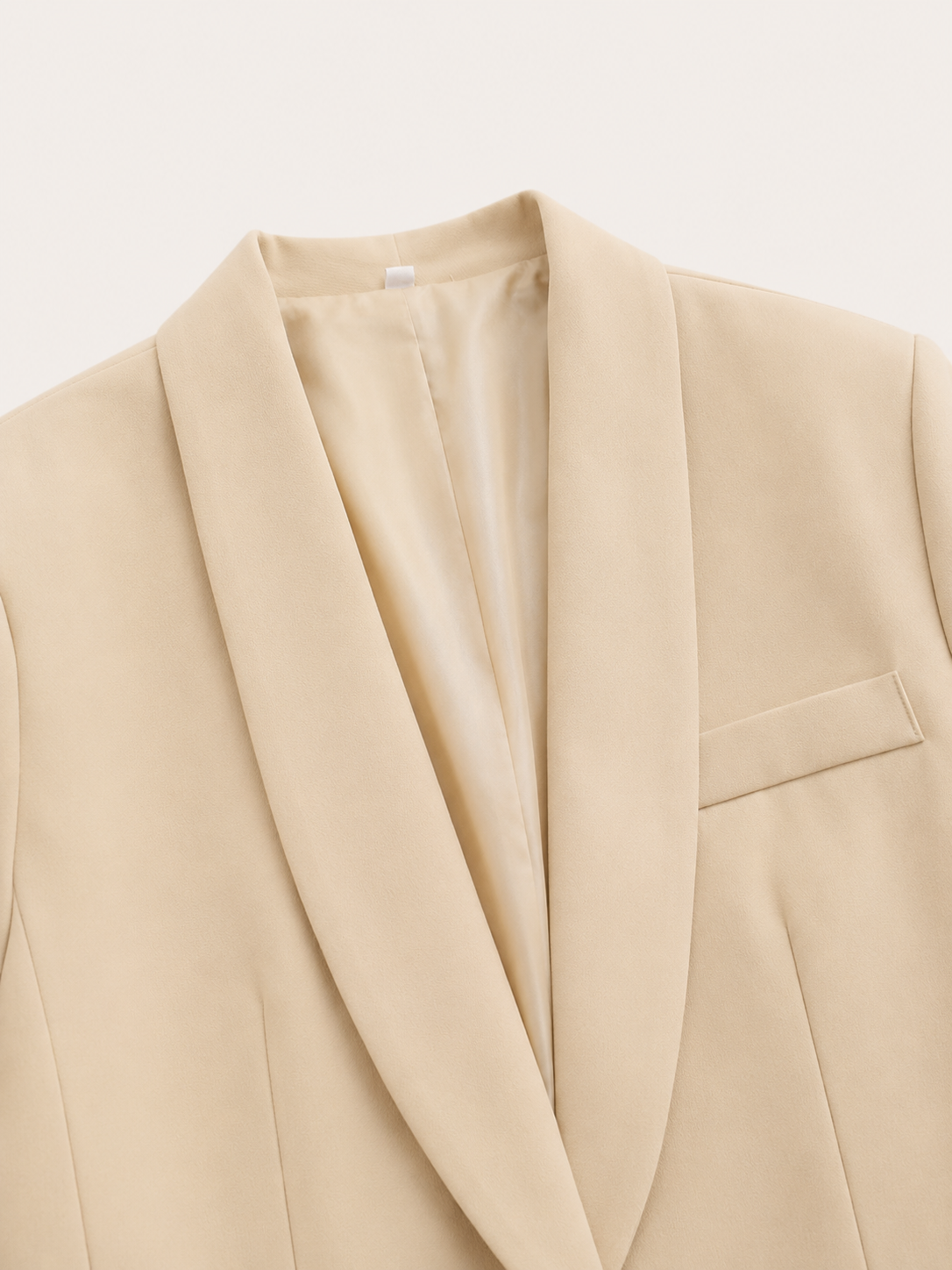 Tailleur Pantalon Blazer Ceinturé et Pantalon Large – vue 4
