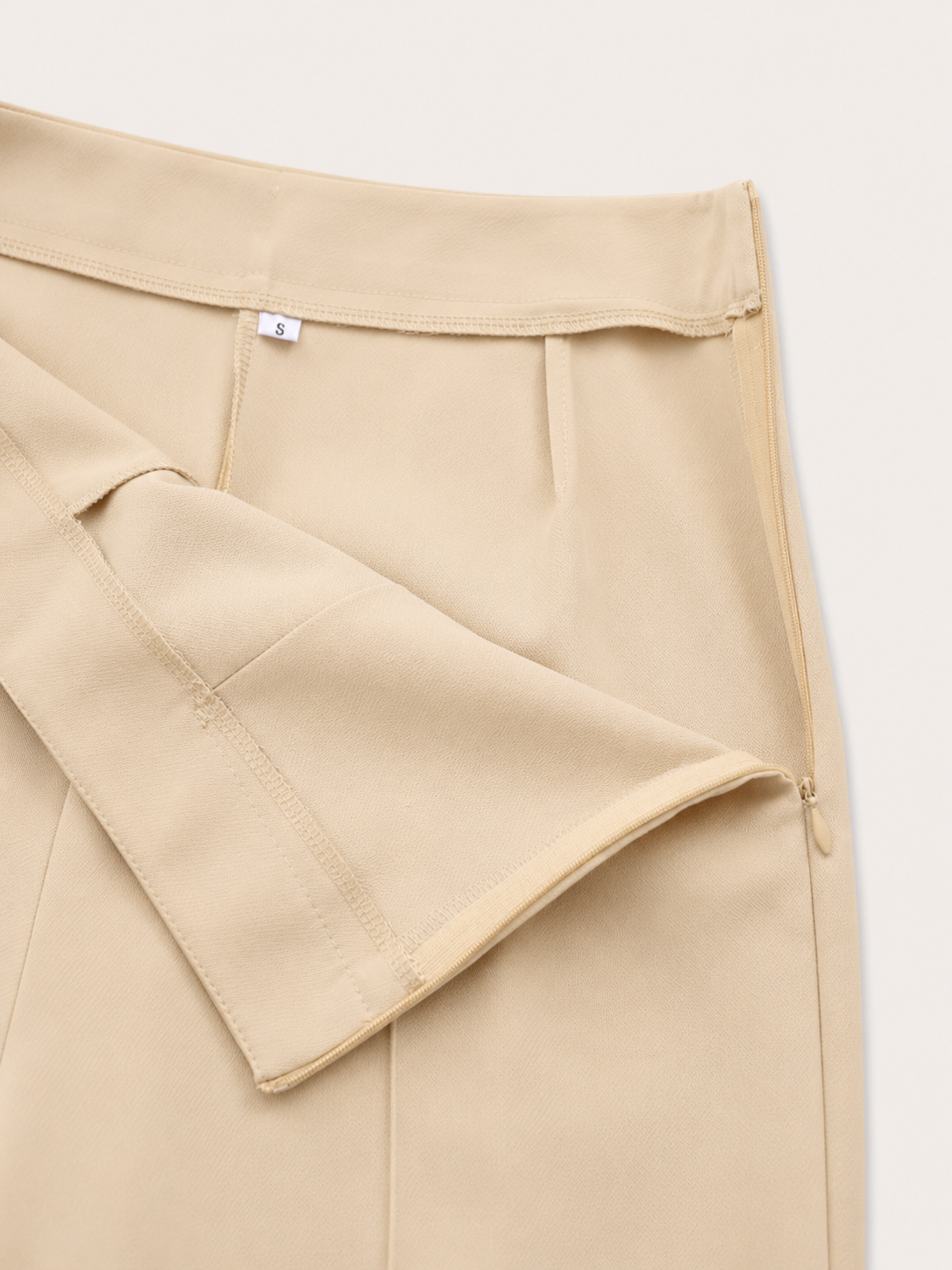 Tailleur Pantalon Blazer Ceinturé et Pantalon Large – vue 5