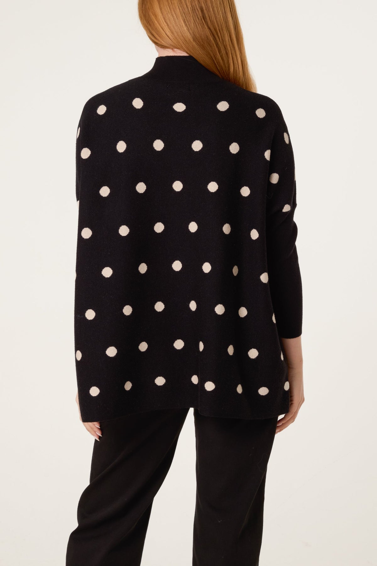 Pull à Pois Manches Chauve-Souris – vue 5