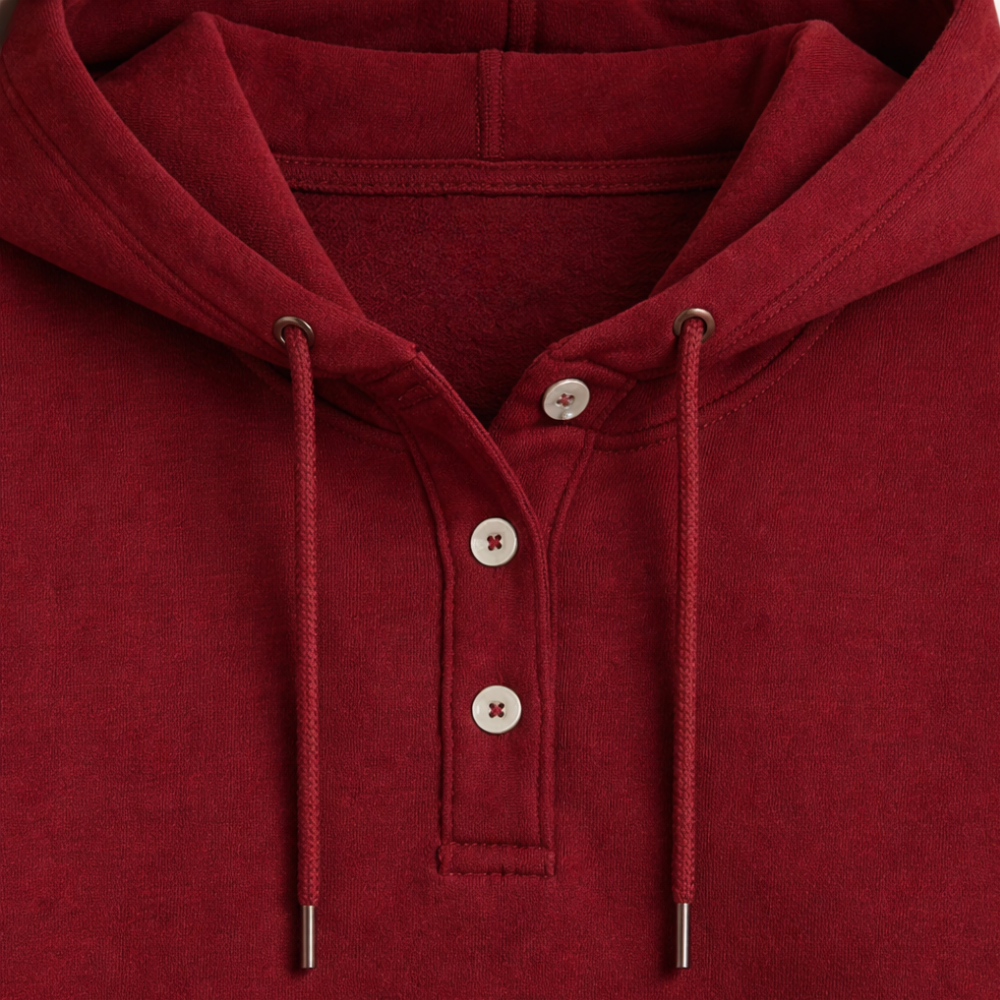 Robe Sweat Courte à Capuche et Poche Kangourou – vue 4